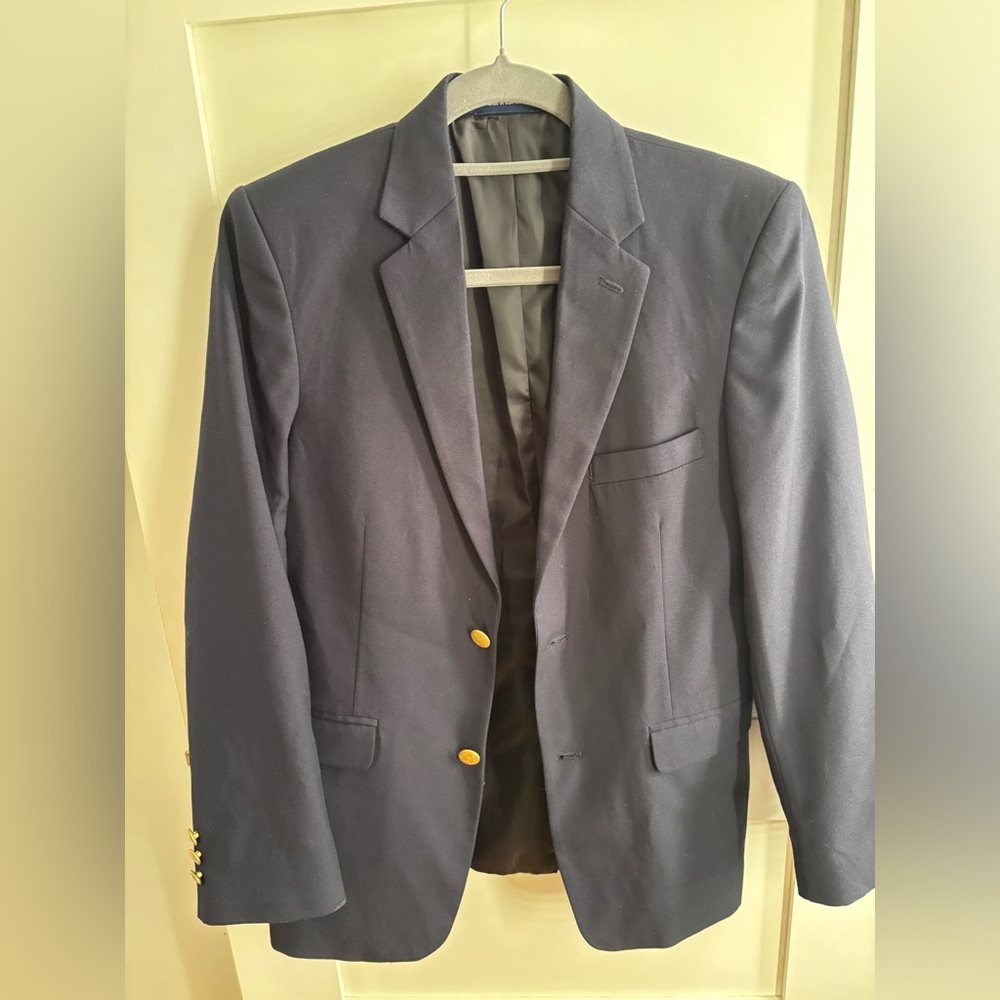 Chaps Navy Blazer Size 16